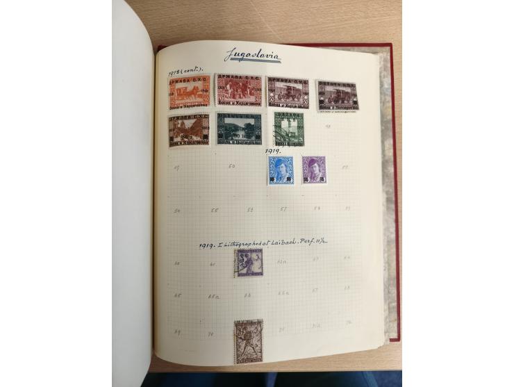 1918/80 (ca.), mint never hinged unused and mostly used collection, including Postage Dues and a small part of Slovenia, with