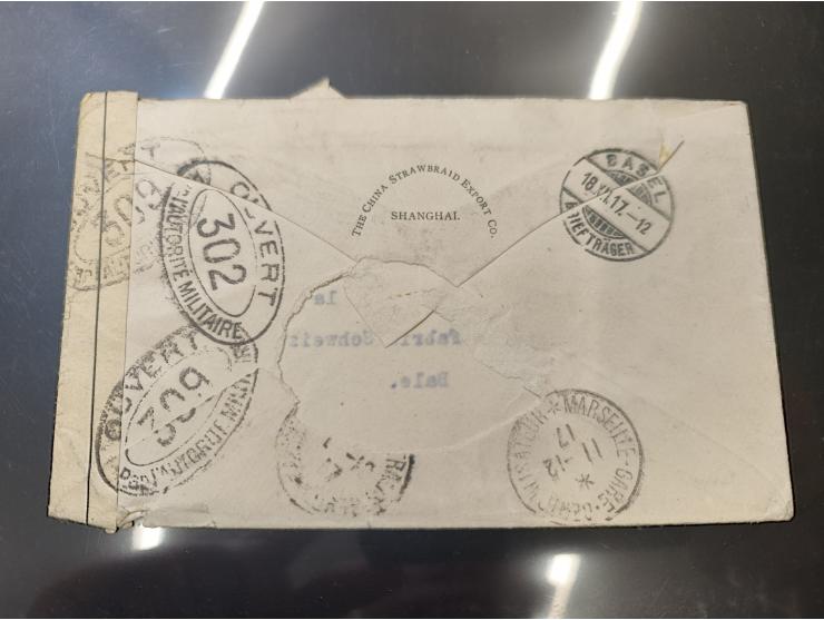 1895/1927, mint never hinged/unused and used group with 4 covers and card, inclduing French Office in Kouang Cheou, slightly 