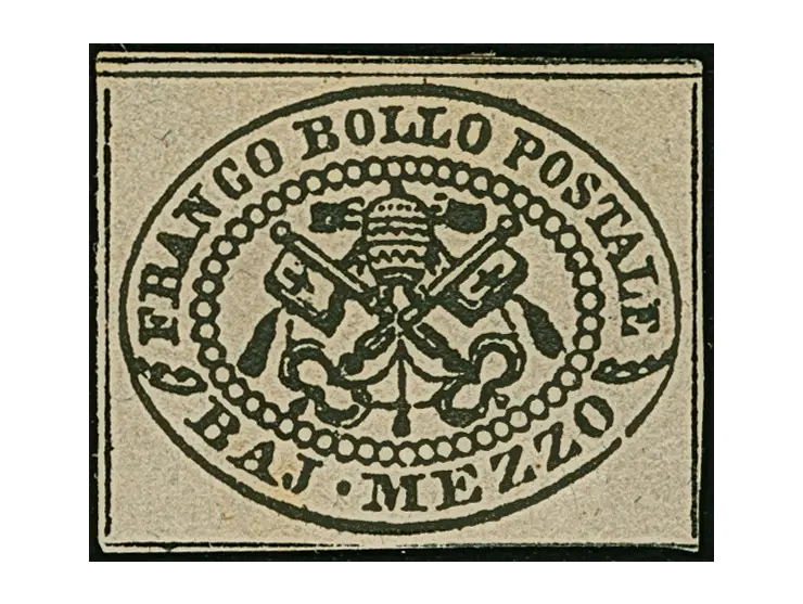 1852, ½ b. grey, a well-margined single, unused, fresh colour, very fine, signed G. Bühler
