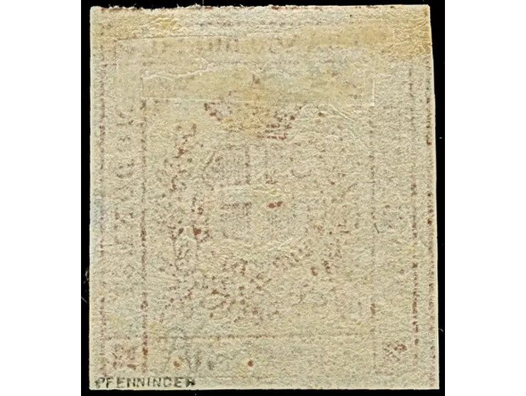 1859, Prov. Government 40 c. carmine-rose, unused with large part original gum, good margins, fine and fresh, signed Pfenning