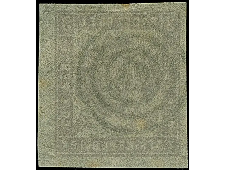 1875/77, Typographed by J.F. Celliers on behalf of The Stamp Commission, 3 d. lilac on very thin, transparent (Pelure) paper,