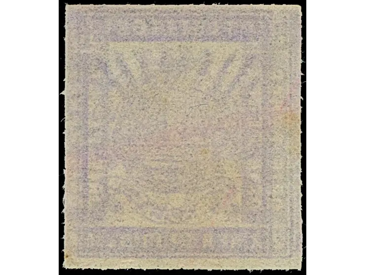 1872/74, Typographed by J.P. Borrius at Potchefstroom, 3 d. grey-lilac, thinnish opaque paper. Yardley type ´C´ fine roulette