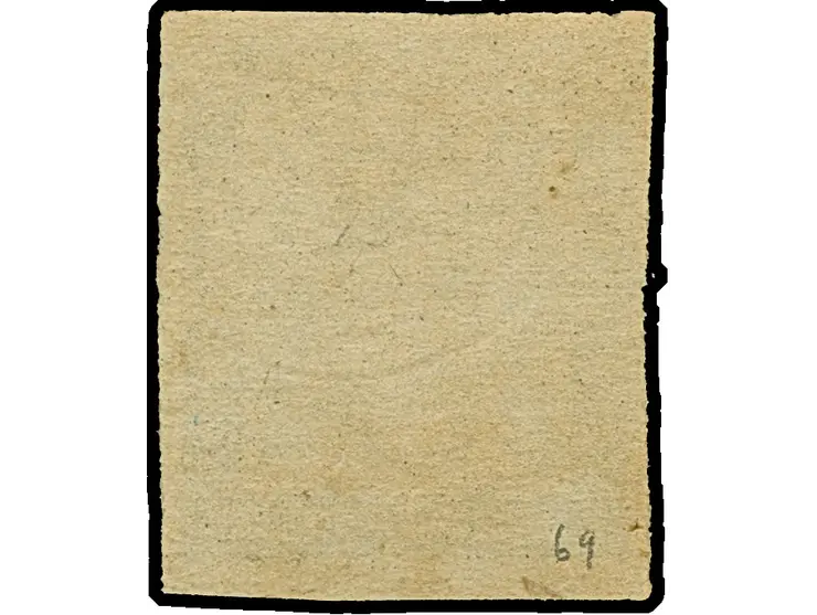 1876/77, Typographed by J.F. Celliers on behalf of the Stamp Commission, Pretoria 6 d. deep blue on coarse soft white paper, 