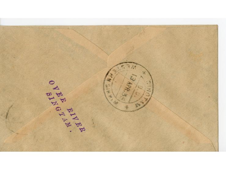 1935/38, Sammlung mit 35 Briefen und Karten/Ganzsachen, dabei u.a. Hopferwieser Nr. SS-10, SS-14, SS-18, SS-18, SS-21, SS-24,