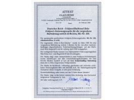 1945, U-Boot Hela dunkelultramarinblau, sauber mit Feldpostnormstempel “b” “---.04.4.45”, sehr gute Erhaltung, sign. Dub sowi