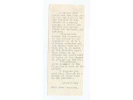 1857/58, Indian Rebellion, 4 covers (one weak in the folds) with original contens to Captain Patrick James Orr, all endorsed 