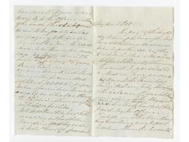 1857/58, Indian Rebellion, 4 covers (one weak in the folds) with original contens to Captain Patrick James Orr, all endorsed 