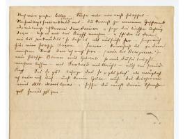 1850, handgeschriebener Reisebericht mit großem coloriertem Briefkopf “Helgoland vom Meere aus gesehen”, mit 4-seitigem Beric