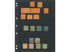 1870/83, Collection on eight pages starting first issues, imperf and rouletted stamps with a wide range of colour shades, dif