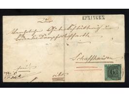 AACH bis ZELL, große Stempelsammlung von Vorphilatelie bis Nachverwendungen in 15 Schubern, mit über 900 Belegen und vielen l