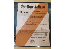 Berliner Packetfahrt-Gesellschaft: 1900 (ca.), Ganzsachenkarte auf Privat-Bestellung 2 Pfg. schwarz auf lachsfarben als Teil 