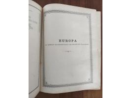 Suppantschitsch, Viktor: Welt-Briefmarken Album “I. Band Eurpa, Asien” von Viktor Suppantschitsch, Kaiserl. Königl. Oberlande