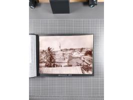 1887/1920, drei Fotoalben der Kaufmann-Familie Paul Devers aus DOA mit etlichen Original-Fotos und vielen Kopien, dabei u.a. 