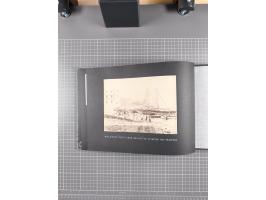 1887/1920, drei Fotoalben der Kaufmann-Familie Paul Devers aus DOA mit etlichen Original-Fotos und vielen Kopien, dabei u.a. 