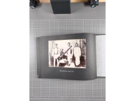 1887/1920, drei Fotoalben der Kaufmann-Familie Paul Devers aus DOA mit etlichen Original-Fotos und vielen Kopien, dabei u.a. 