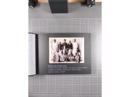 1887/1920, drei Fotoalben der Kaufmann-Familie Paul Devers aus DOA mit etlichen Original-Fotos und vielen Kopien, dabei u.a. 