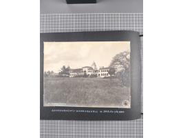 1887/1920, drei Fotoalben der Kaufmann-Familie Paul Devers aus DOA mit etlichen Original-Fotos und vielen Kopien, dabei u.a. 