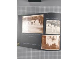 1887/1920, drei Fotoalben der Kaufmann-Familie Paul Devers aus DOA mit etlichen Original-Fotos und vielen Kopien, dabei u.a. 