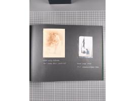 1887/1920, drei Fotoalben der Kaufmann-Familie Paul Devers aus DOA mit etlichen Original-Fotos und vielen Kopien, dabei u.a. 