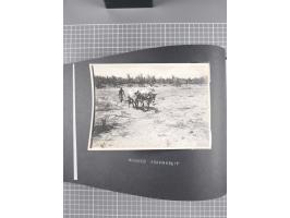 1887/1920, drei Fotoalben der Kaufmann-Familie Paul Devers aus DOA mit etlichen Original-Fotos und vielen Kopien, dabei u.a. 