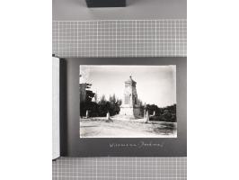 1887/1920, drei Fotoalben der Kaufmann-Familie Paul Devers aus DOA mit etlichen Original-Fotos und vielen Kopien, dabei u.a. 