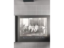 1887/1920, drei Fotoalben der Kaufmann-Familie Paul Devers aus DOA mit etlichen Original-Fotos und vielen Kopien, dabei u.a. 