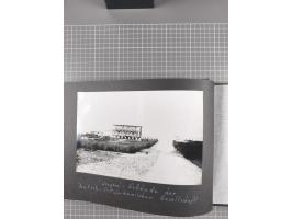 1887/1920, drei Fotoalben der Kaufmann-Familie Paul Devers aus DOA mit etlichen Original-Fotos und vielen Kopien, dabei u.a. 