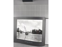 1887/1920, drei Fotoalben der Kaufmann-Familie Paul Devers aus DOA mit etlichen Original-Fotos und vielen Kopien, dabei u.a. 