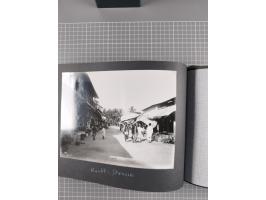 1887/1920, drei Fotoalben der Kaufmann-Familie Paul Devers aus DOA mit etlichen Original-Fotos und vielen Kopien, dabei u.a. 