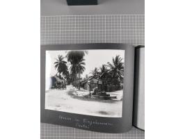 1887/1920, drei Fotoalben der Kaufmann-Familie Paul Devers aus DOA mit etlichen Original-Fotos und vielen Kopien, dabei u.a. 