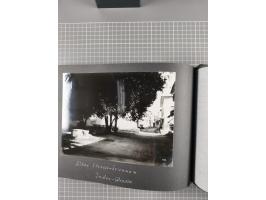 1887/1920, drei Fotoalben der Kaufmann-Familie Paul Devers aus DOA mit etlichen Original-Fotos und vielen Kopien, dabei u.a. 