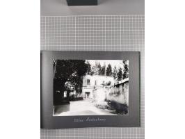 1887/1920, drei Fotoalben der Kaufmann-Familie Paul Devers aus DOA mit etlichen Original-Fotos und vielen Kopien, dabei u.a. 