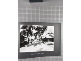 1887/1920, drei Fotoalben der Kaufmann-Familie Paul Devers aus DOA mit etlichen Original-Fotos und vielen Kopien, dabei u.a. 