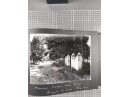 1887/1920, drei Fotoalben der Kaufmann-Familie Paul Devers aus DOA mit etlichen Original-Fotos und vielen Kopien, dabei u.a. 