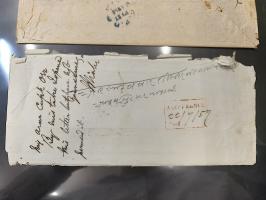 1857/58, Indian Rebellion, 4 covers (one weak in the folds) with original contens to Captain Patrick James Orr, all endorsed 