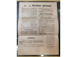 Berliner Packetfahrt-Gesellschaft: 1900 (ca.), Ganzsachenkarte auf Privat-Bestellung 2 Pfg. schwarz auf lachsfarben als Teil 