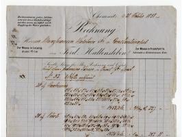 5 Ngr. ziegelrot, 2 Ngr. auf blau und 1851/63, Wappen 3 Pfennig grün, letztere minimal berührt, mit Nr. "8" und sauber nebeng