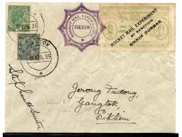 1935/38, Sammlung mit 35 Briefen und Karten/Ganzsachen, dabei u.a. Hopferwieser Nr. SS-10, SS-14, SS-18, SS-18, SS-21, SS-24,