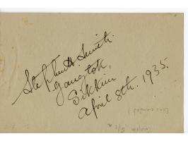 1935/38, Sammlung mit 35 Briefen und Karten/Ganzsachen, dabei u.a. Hopferwieser Nr. SS-10, SS-14, SS-18, SS-18, SS-21, SS-24,