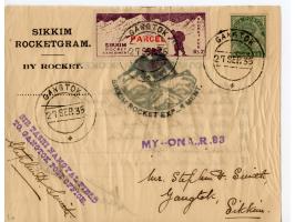 1935/38, Sammlung mit 35 Briefen und Karten/Ganzsachen, dabei u.a. Hopferwieser Nr. SS-10, SS-14, SS-18, SS-18, SS-21, SS-24,