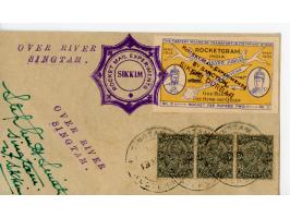 1935/38, Sammlung mit 35 Briefen und Karten/Ganzsachen, dabei u.a. Hopferwieser Nr. SS-10, SS-14, SS-18, SS-18, SS-21, SS-24,