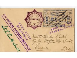 1935/38, Sammlung mit 35 Briefen und Karten/Ganzsachen, dabei u.a. Hopferwieser Nr. SS-10, SS-14, SS-18, SS-18, SS-21, SS-24,