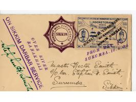 1935/38, Sammlung mit 35 Briefen und Karten/Ganzsachen, dabei u.a. Hopferwieser Nr. SS-10, SS-14, SS-18, SS-18, SS-21, SS-24,