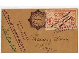 1935/38, Sammlung mit 35 Briefen und Karten/Ganzsachen, dabei u.a. Hopferwieser Nr. SS-10, SS-14, SS-18, SS-18, SS-21, SS-24,