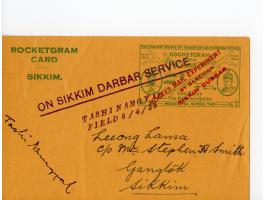 1935/38, Sammlung mit 35 Briefen und Karten/Ganzsachen, dabei u.a. Hopferwieser Nr. SS-10, SS-14, SS-18, SS-18, SS-21, SS-24,