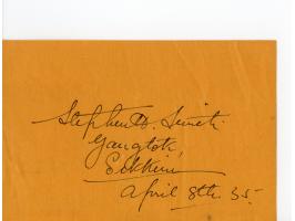 1935/38, Sammlung mit 35 Briefen und Karten/Ganzsachen, dabei u.a. Hopferwieser Nr. SS-10, SS-14, SS-18, SS-18, SS-21, SS-24,