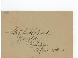 1935/38, Sammlung mit 35 Briefen und Karten/Ganzsachen, dabei u.a. Hopferwieser Nr. SS-10, SS-14, SS-18, SS-18, SS-21, SS-24,