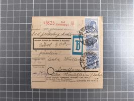 1946/47, interessanter Sammlungsposten mit über 100 Paketkarten mit vielen Einzel- und Mehrfachfrankaturen, interessanten Ver
