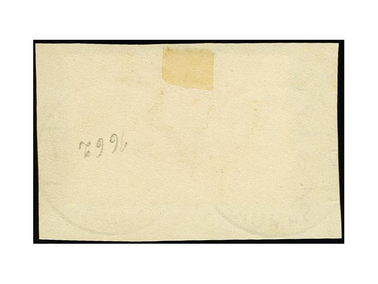 1900, Schiffszeichnung 5 M. sauber mit klarem Stempel "APIA 28/8 12" auf Briefstück, tadellos, Fotoattest Jäschke-L. BPP (201