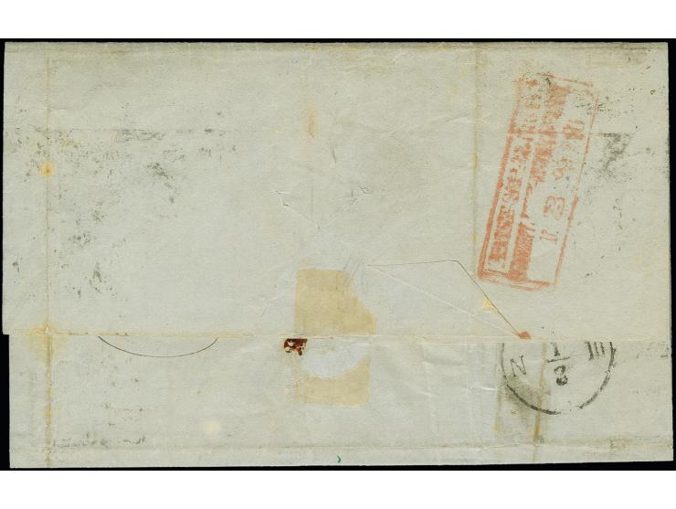 2 Ngr. Johann Ganzsachenausschnitt preußischblau, rund geschnitten, mit ½ Ngr. Johann im senkrechten Paar je mit Nr. "37" ent